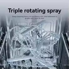 Integrated Sink Dishwasher Xiaomi Mijia Smart Embedded Dual Purpose Dishwasher 16 Sets N1 Large Capacity