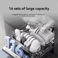 Integrated Sink Dishwasher Xiaomi Mijia Smart Embedded Dual Purpose Dishwasher 16 Sets N1 Large Capacity