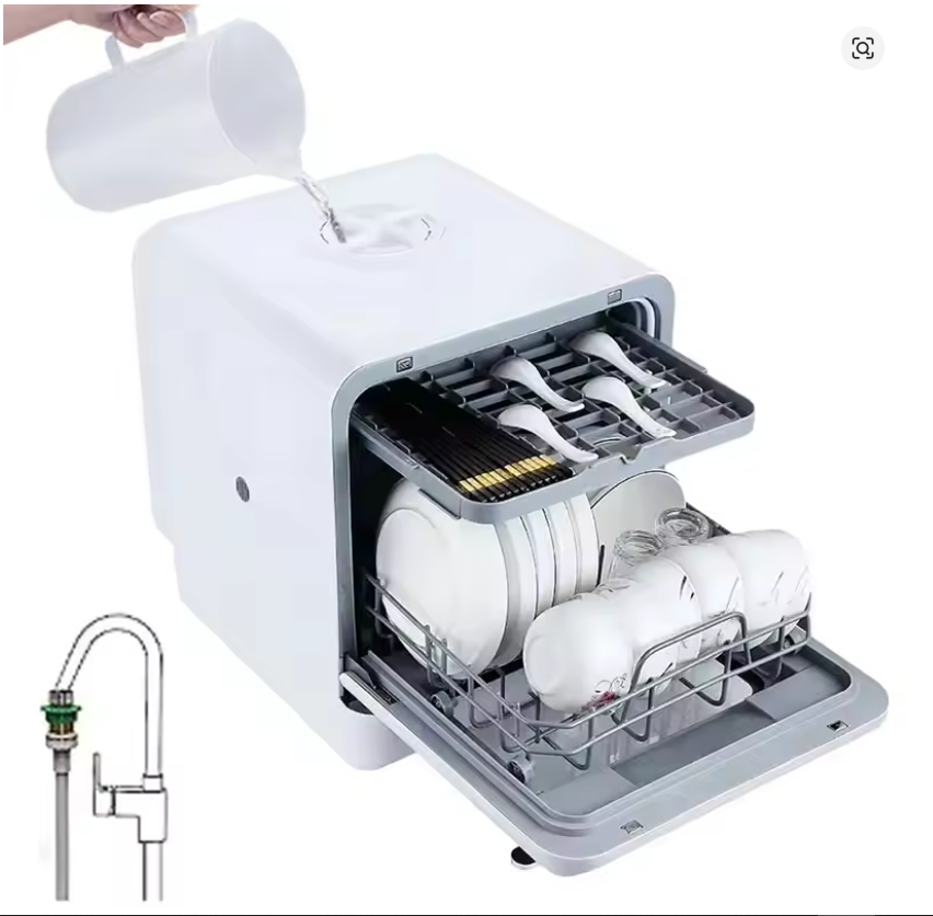 Household Desktop Mini Drawer Dishwasher Portable Kitchen Intelligent Dish Washer Factory Dishwasher Machine OEM