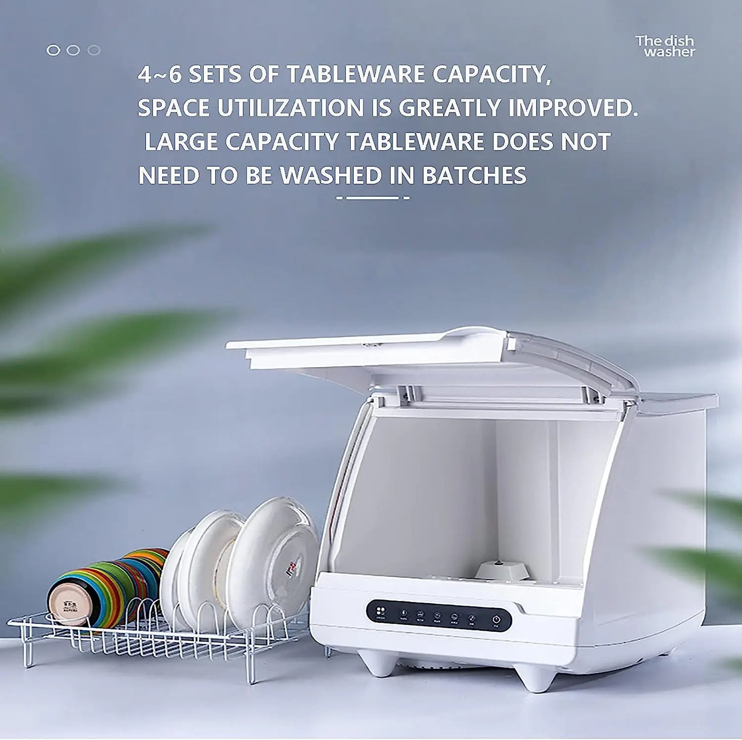Small Desktop Automatic Intelligent Household Dishwasher