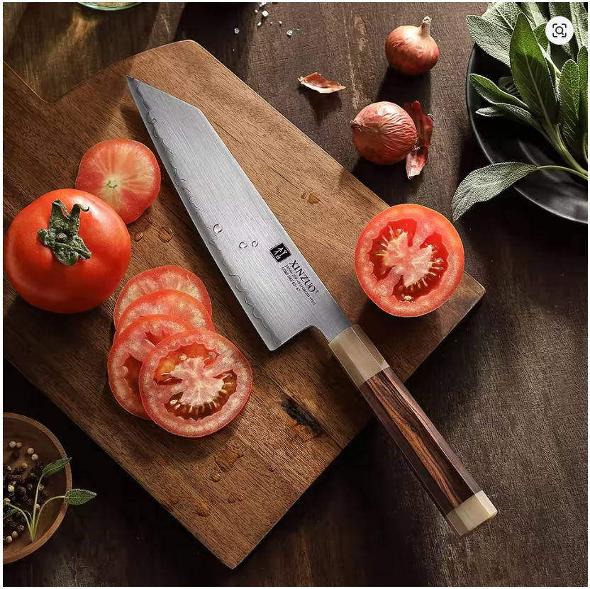 XINZUO 2024 New Arrival 4PCS Knife Set Kitchen Knife Japanese Steel Knives Stainless Steel Core HRC 65-67 Comfort Grip