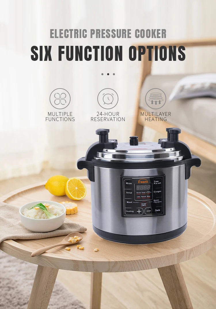 35L Extra Large Capacity 3600W Commercial Electric Pressure Cooker Multifunctional Cooker
