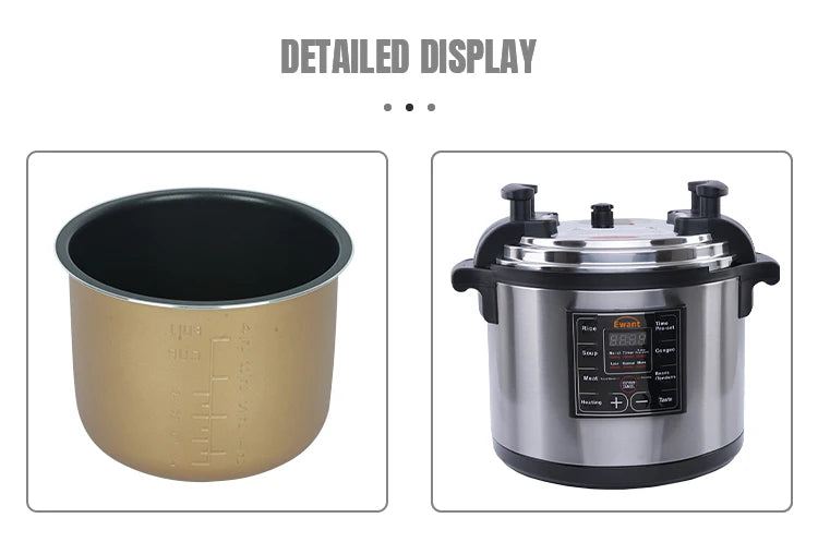 35L Extra Large Capacity 3600W Commercial Electric Pressure Cooker Multifunctional Cooker