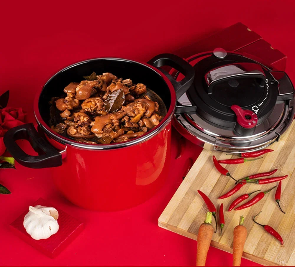Cook with Confidence Using Our Durable and Reliable Pressure Cooker, Outdoor Cooking with Our Composite Steel Pressure Cooker